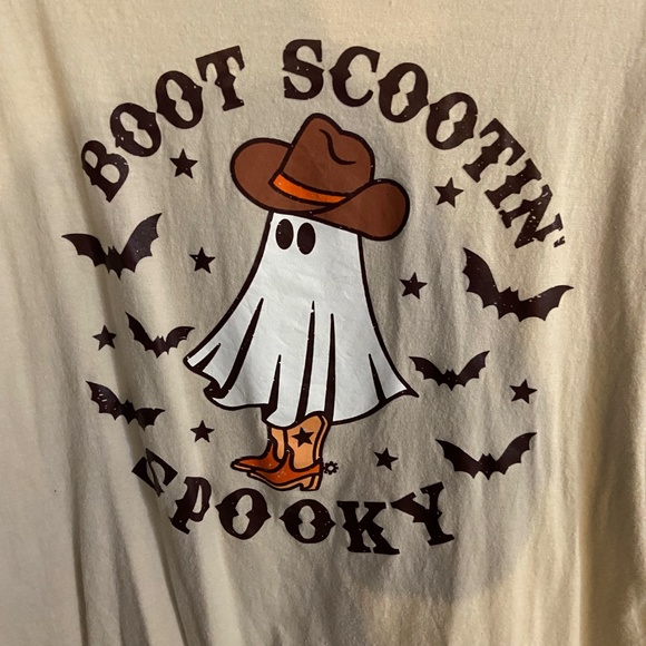 Boot Scootin' Spooky Halloween Tee - Picture 2 of 2